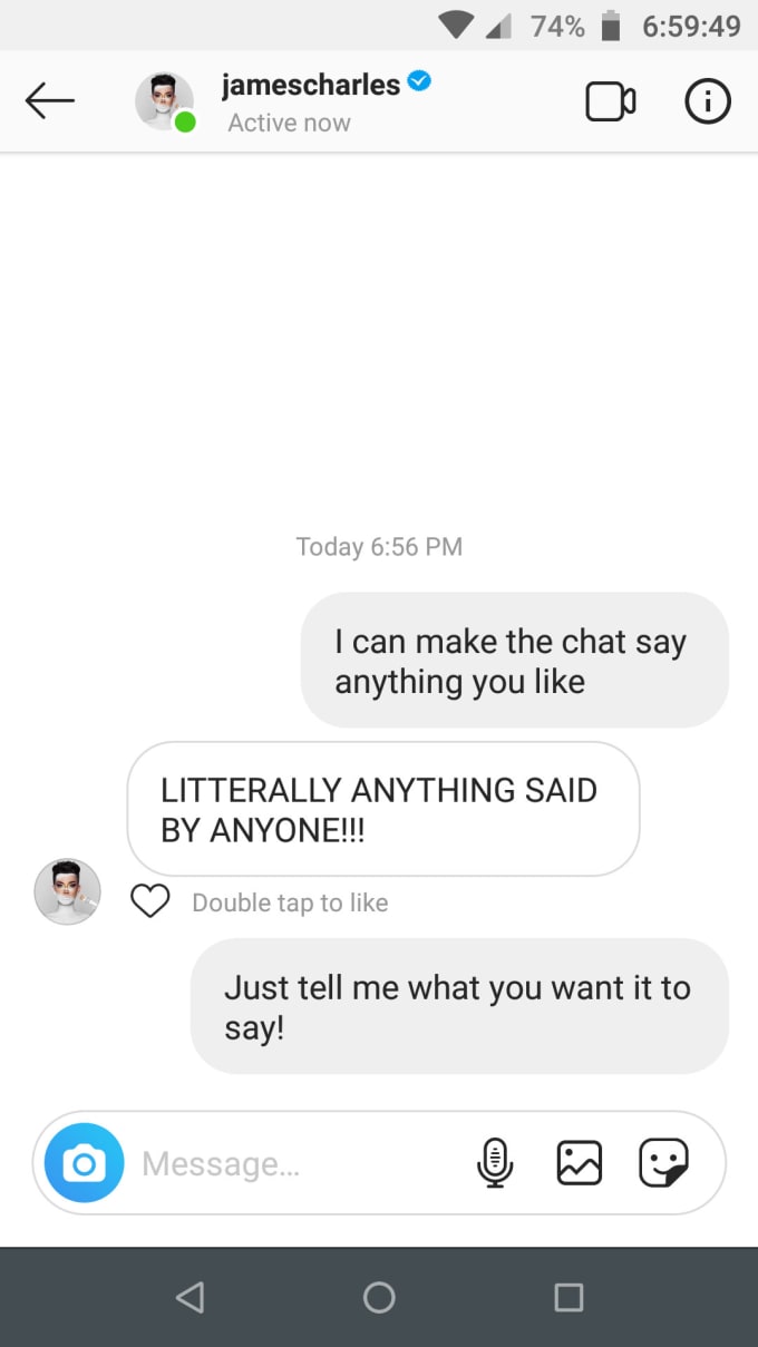 Fake Celebrity Instagram Dms By Levixgp Fiverr Fake Celebrity Instagram Dms By Levixgp Fiverr