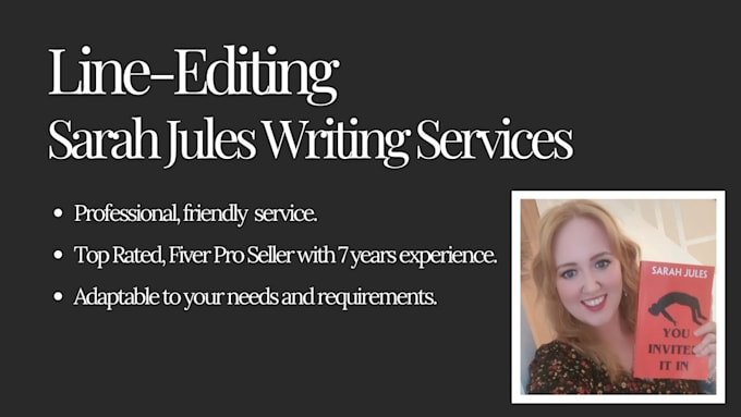 line edit your manuscript