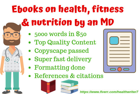 Do ebook writing on any topic in health and fitness by ...