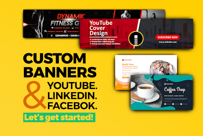 design creative custom banner digital or ready to print