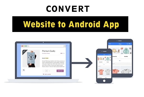 convert websites to android apps