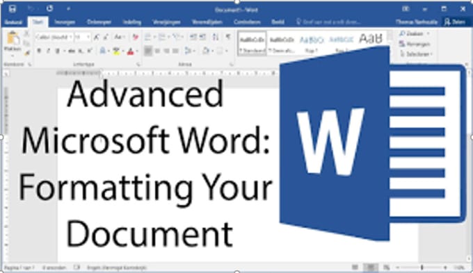 Format Edit And Redesign Ms Word Document Letterhead Cover By