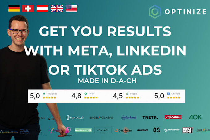 manage your meta ads or linkedin ads for you in german or english profitable