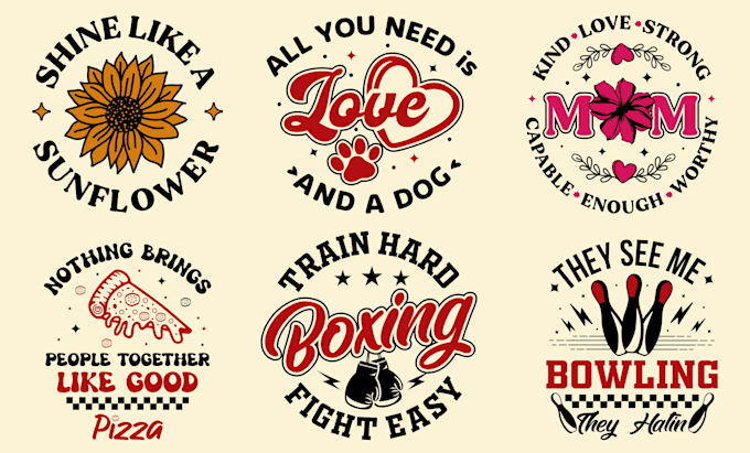 do custom graphic typography t shirt design