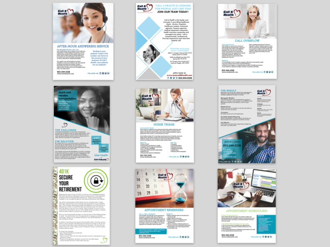 Design A Corporate Modern Style One Pager Or Flyer By Kmariedesigns | Fiverr