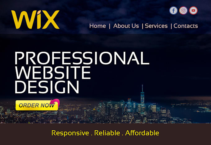 design or redesign wix website