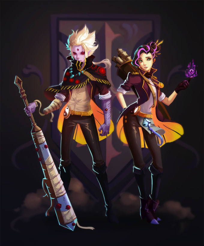 Draw Fantasy Character Concept Art By Susabii
