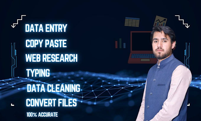 do data entry,copy paste, excel data entry and web research