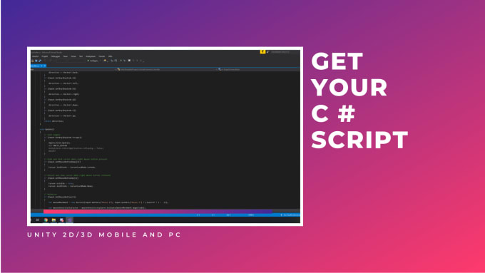 Program any c sharp script for you by Linuslep | Fiverr