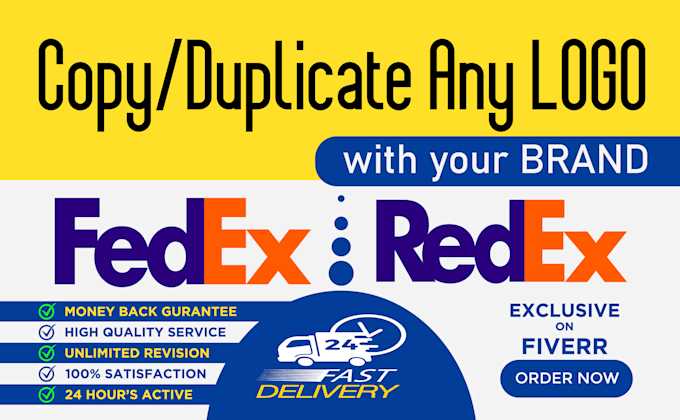 copy, redesign modify, edit, fix any logo with your brand