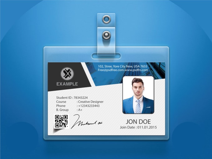 Design modern and unique id cards by Designfields | Fiverr