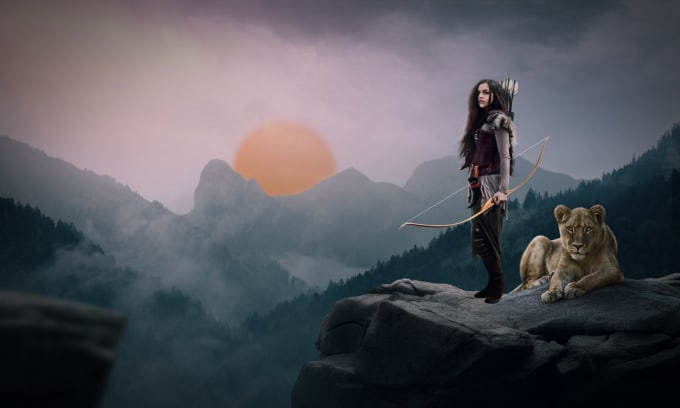 Do Any Type Of Matte Painting In Photoshop By Abirbose738