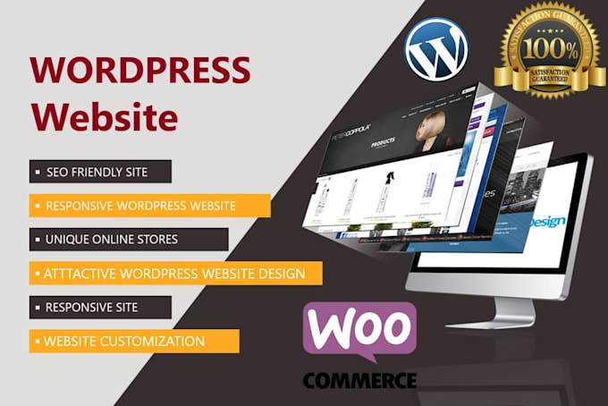 do customization and create wordpress website design