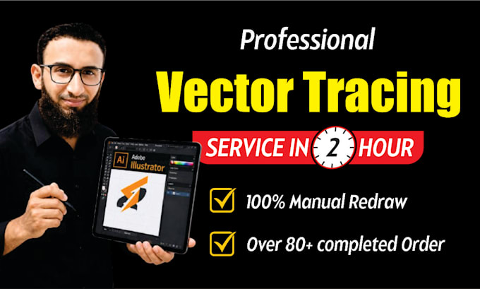 vectorize logo,vector tracing,redraw, convert image to vector in 2 hours