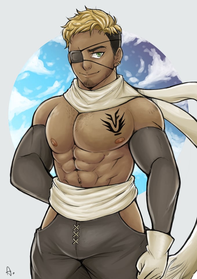 Draw Your Original Characters Or Other Anime Characters By Anaelleart Fiverr It doesn't have to look realistic, as some of the coolest beards in. anime characters by anaelleart fiverr