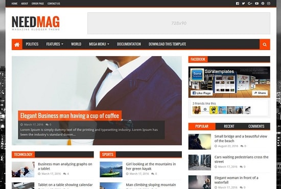 blogger template customization, bug fixing