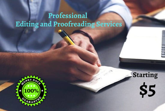 proofread and edit manuscripts, focusing on quality