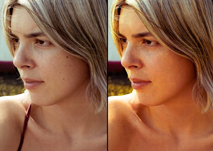 do a fast organic retouch