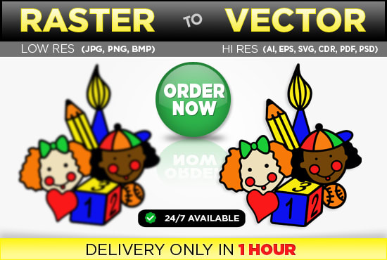 convert your logo or image to vector files ai or eps