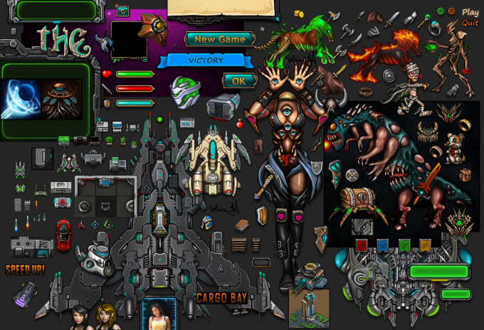 Be Your Game Artist For Your Unity Game Game Maker Etc By Fallout4