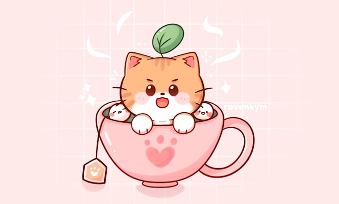 make chibi screen or banner for twitch