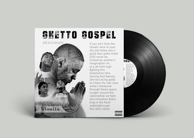 design stunning album cover or single artwork