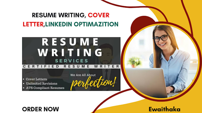 write an ats compliant resume, cv, cover letter, or optimized linkedin profile