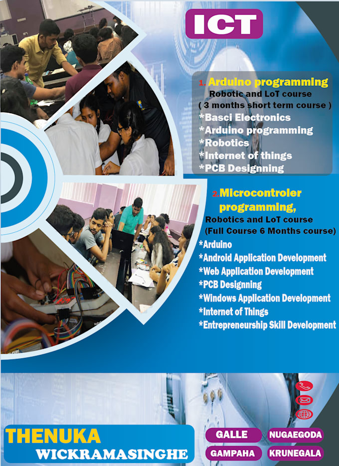 design creative flyer brochure poster etc