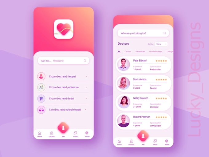 modern and professional ui ux for android ios and windows by lucky designs0 fiverr
