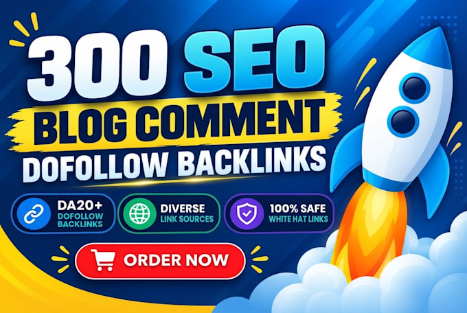 create 300 dofollow blog comments contextual backlinks