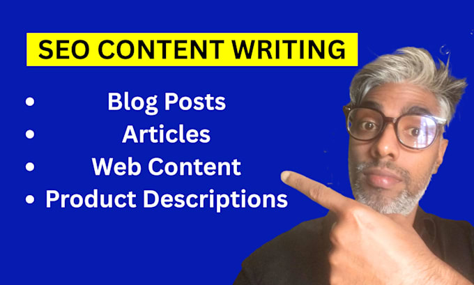 write SEO blog posts in french