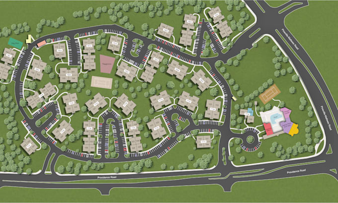 create professional site plans and property maps for real estate
