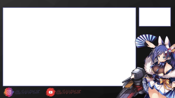 Do an anime twitch or youtube banner and overlay by Madhatz | Fiverr