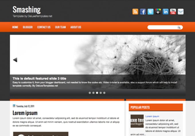create a nice blogger for your business