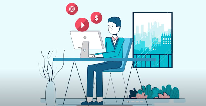 create professionally custom 2d saas explainer videos