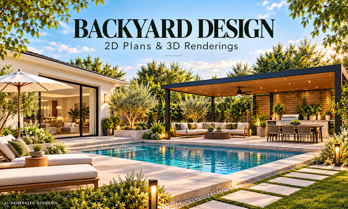 design your backyard landscape with realistic 3d renders