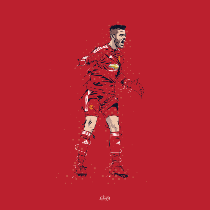 Draw Posters Illustration Of Your Favorite Football Players By Kerjaanashara