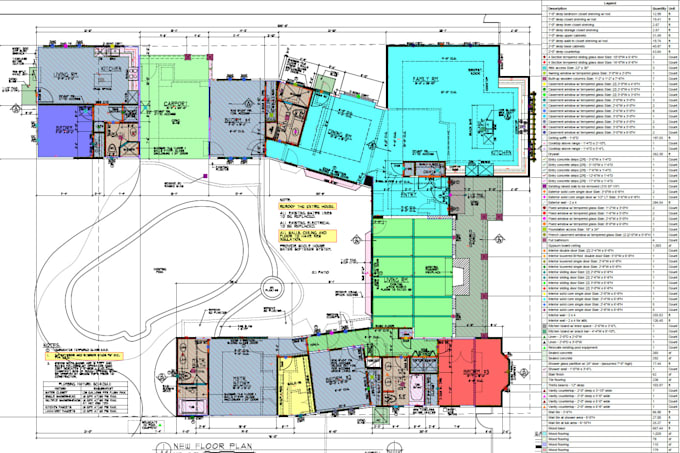 prepare construction estimate and take off for all trades