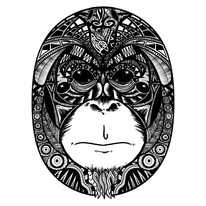 Draw Tribal Freestyle Illustration By Barabarbar