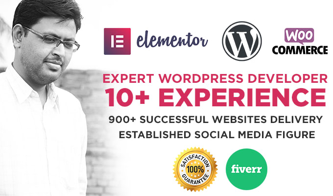 create responsive wordpress website with elementor