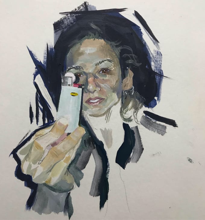 Do An Oil Painting Portrait In A Day By Rafartese