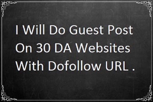 do guest posts on high da websites
