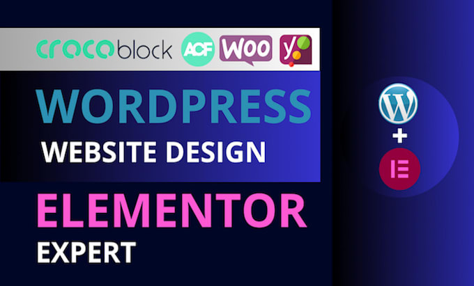 make a wordpress website or landing page with elementor pro