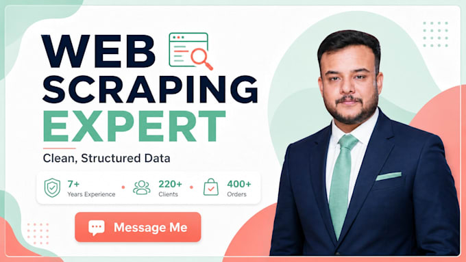 do web scraping, data extraction and data mining