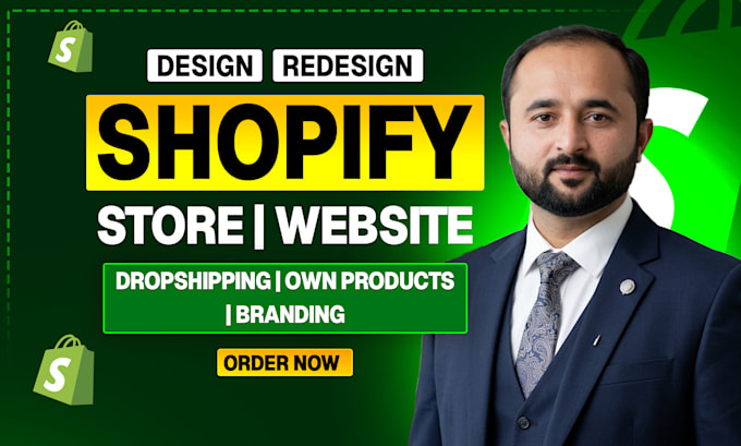 clone, build, design, redesign shopify website or dropshipping shopify store