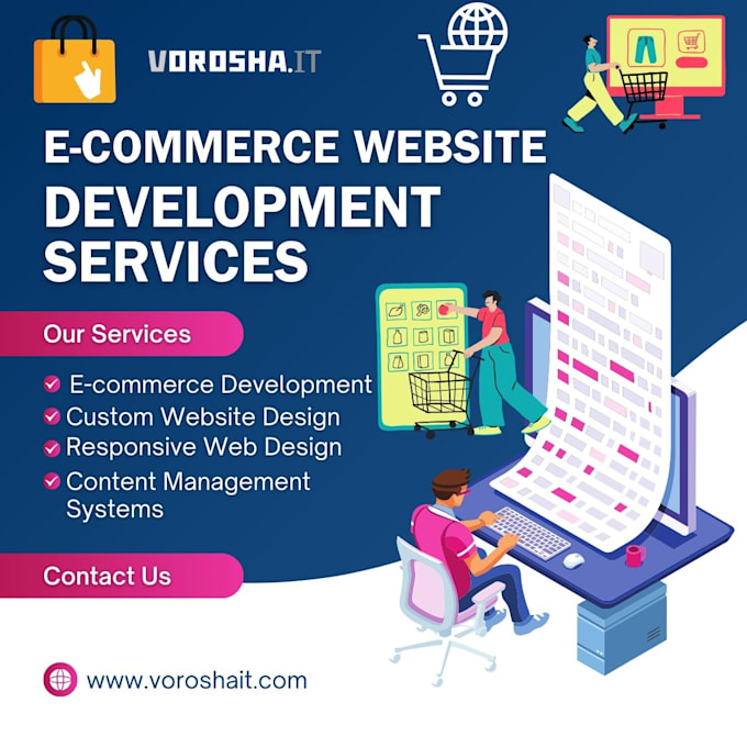 develop a professional ecommerce website