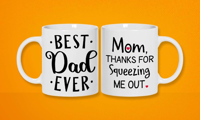 create custom mug or coffee cup designs
