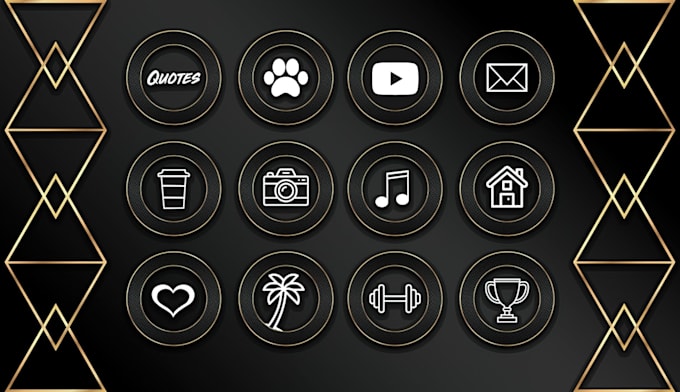 design custom instagram highlight icons or instagram logo