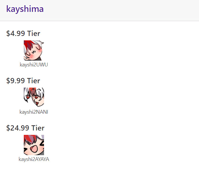 Draw You Cute Simplistic Anime Style Twitch Emote By Keiishima
