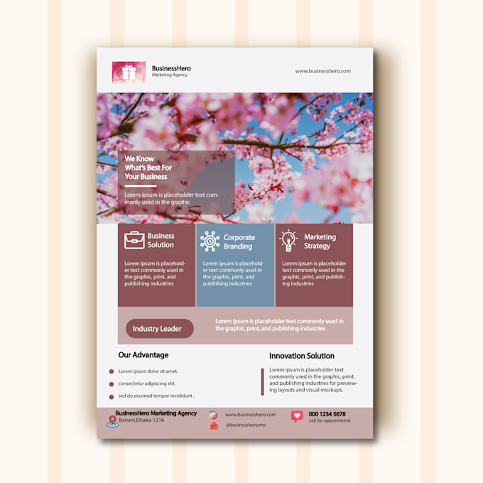design an awesome  flyer